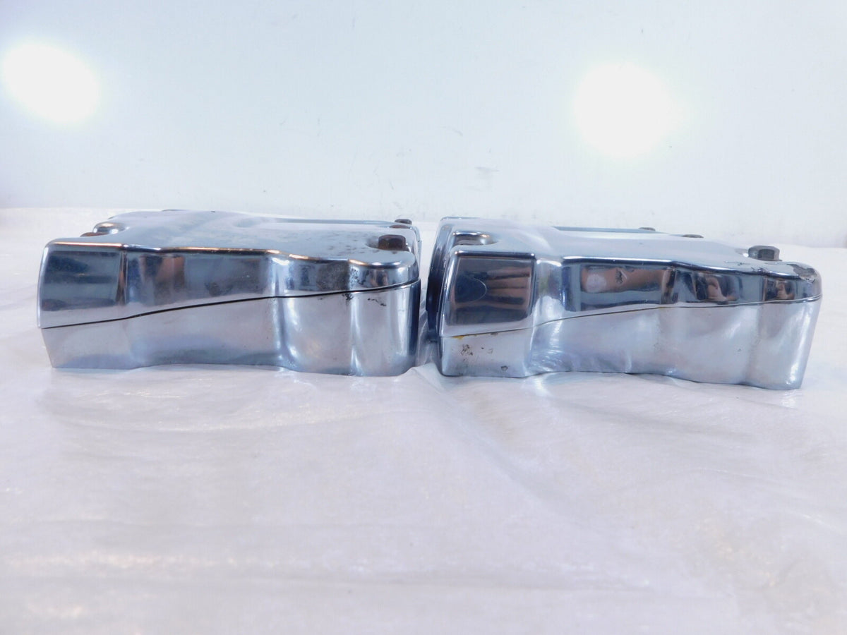 Harley Davidson Touring Dyna & Softail Chrome Cylinder Head Rocker Boxes - C3 Cycle