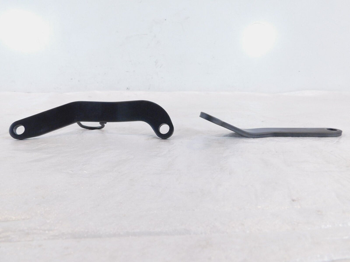 Kawasaki Z400 ER400 Left & Right Engine Frame Fitting Plate Bracket Mounts - C3 Cycle