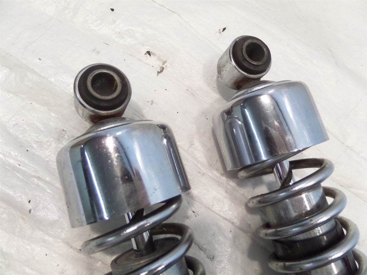 Pair Harley Davidson Sportster 883 & 1200 Chrome Rear Shock Absorbers 54566-97 - C3 Cycle