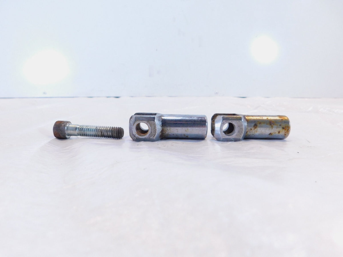 Pair Chrome Harley Davidson Softail Passenger Footpeg Peg Bracket Mount Supports - C3 Cycle