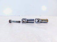 Pair Chrome Harley Davidson Softail Passenger Footpeg Peg Bracket Mount Supports - C3 Cycle