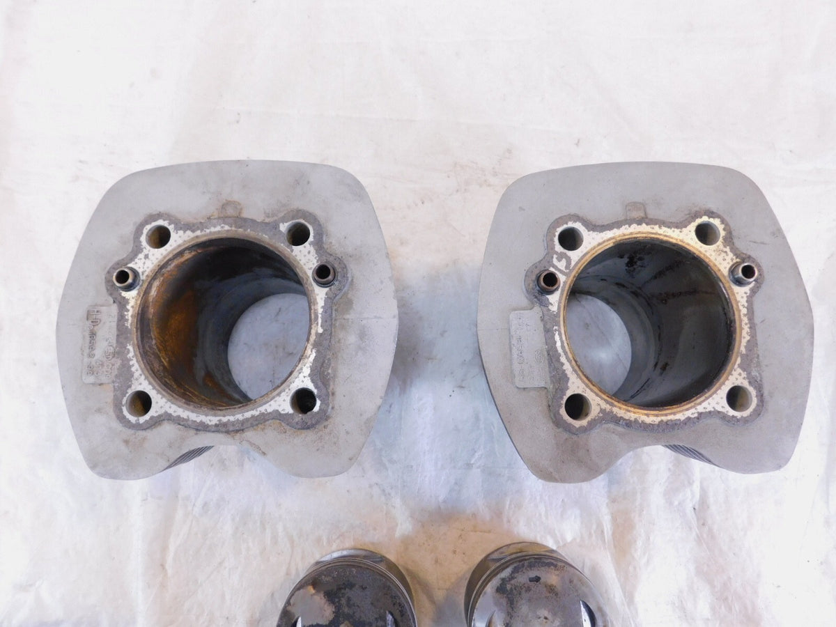 Harley Davidson Twin Cam Touring Dyna & Softail Engine Pistons & Black Cylinders - C3 Cycle