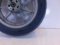 Harley Davidson Dyna Softail Sportster 883 1200 Silver Cast Rear Tire Wheel Rim - C3 Cycle