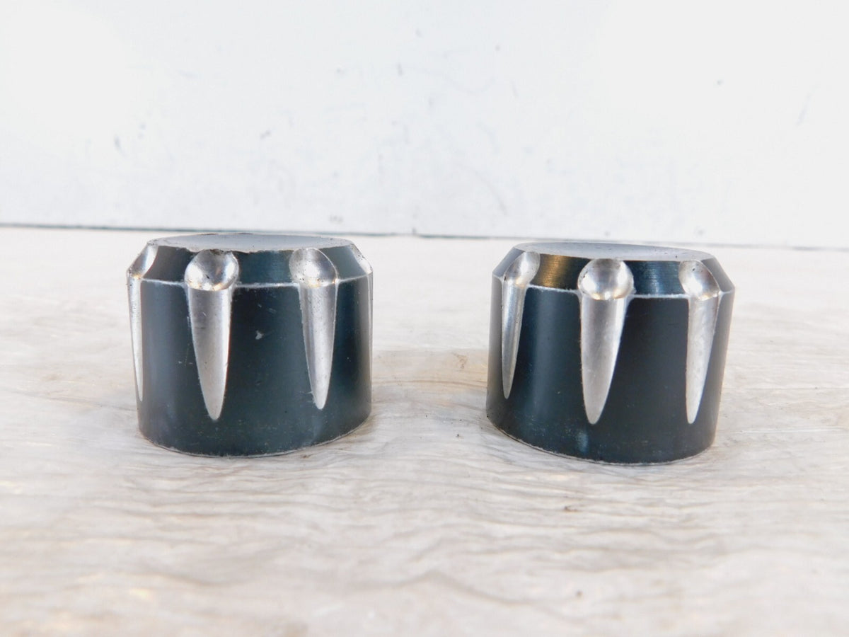 Pair Harley Davidson Touring Dyna Softail & Sportster Front Axle Nut Covers