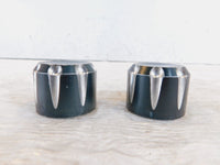 Pair Harley Davidson Touring Dyna Softail & Sportster Front Axle Nut Covers