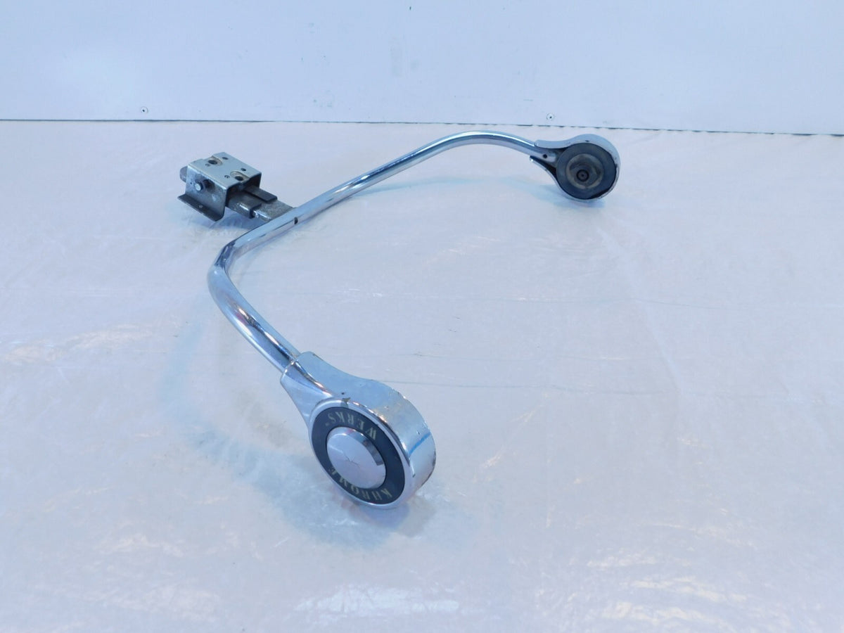 1987 Harley Davidson Electra Glide Classic Chrome Rider Backrest Mount Bracket - C3 Cycle