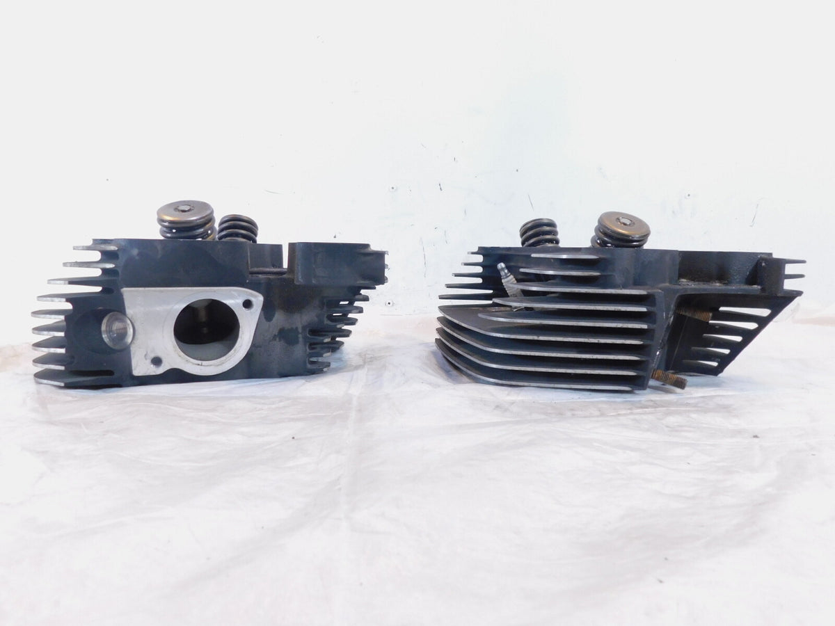 Harley Davidson Touring Softail & Dyna Black Cylinder Heads w/ Springs & Valves - C3 Cycle