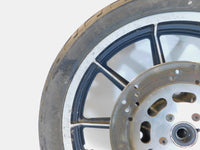 96-99 Harley Sportster 883 & 1200 Silver Dual Disc Front Wheel Rim & Rotors BENT