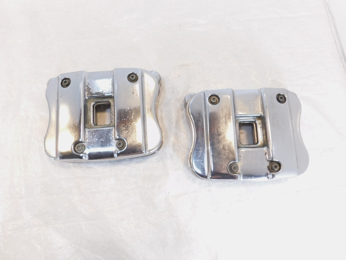 Harley Davidson Sportster 883 1100 1200 Chrome Cylinder Head Cover Rocker Boxes - C3 Cycle
