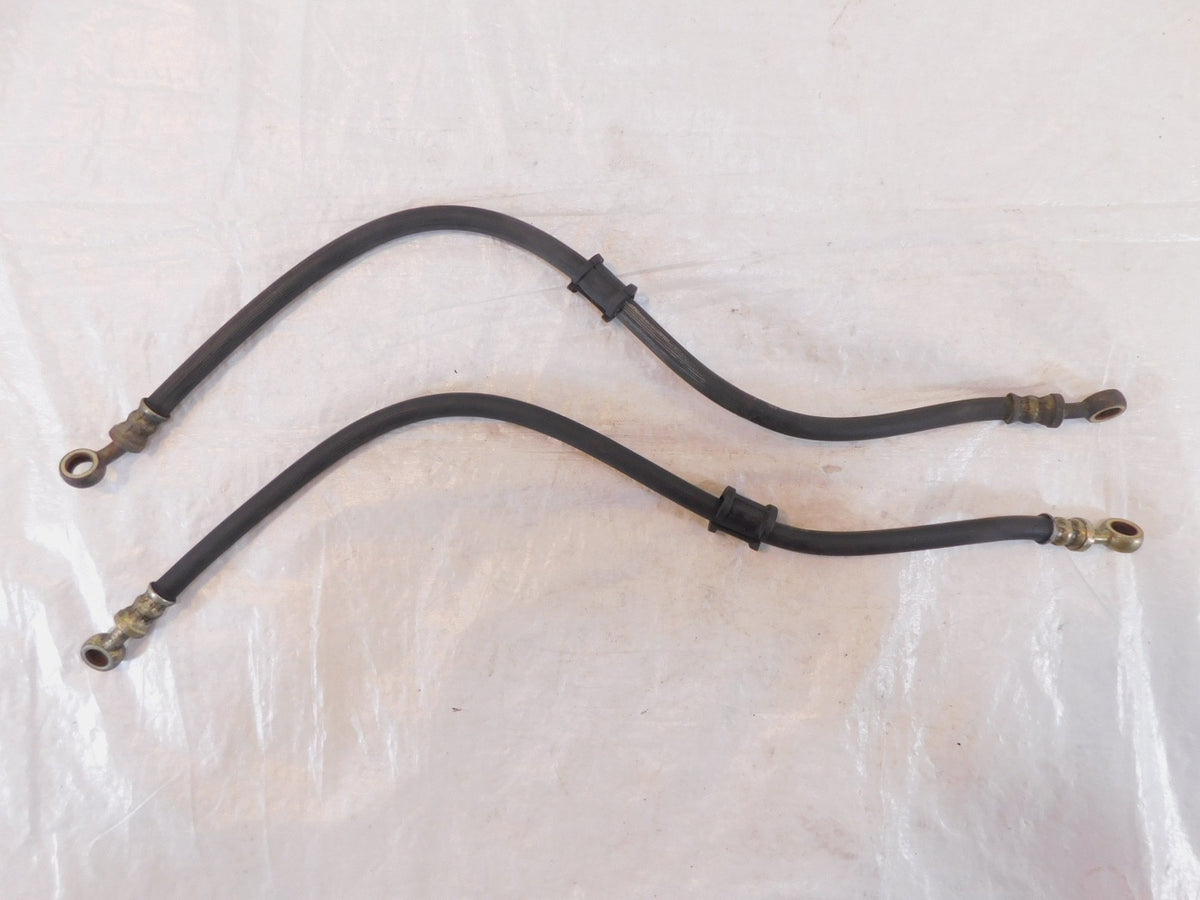 1982 82 Yamaha XJ750 Maxim 750 Front Brake Master Cylinder Brake Hose Pipe Lines - C3 Cycle