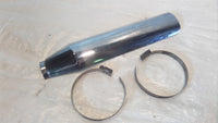 Harley Davidson Sportster 883 1200 Low Custom Chrome Exhaust Pipe Muffler Shield - C3 Cycle