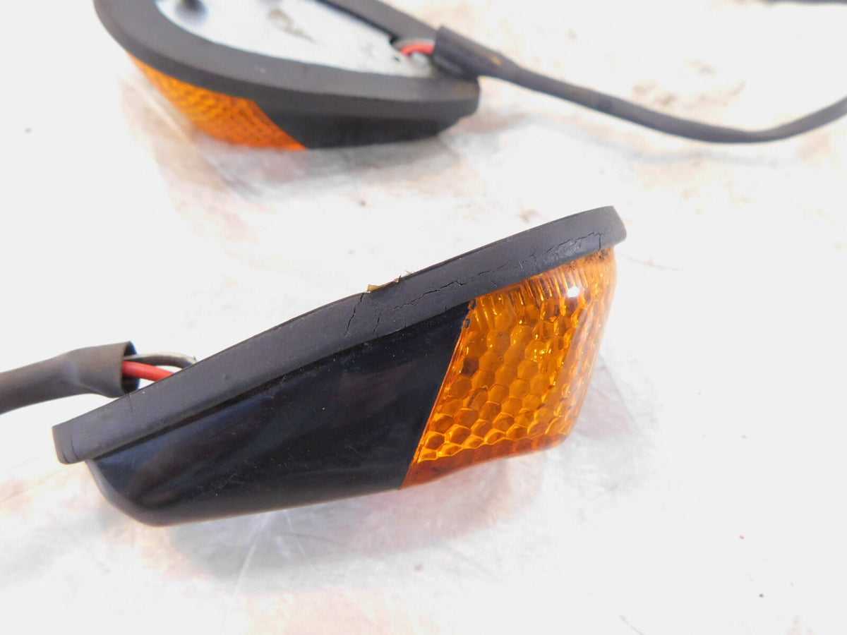 1985-07 Yamaha V-Max VMX12 VMX1200 Amber Rear Left/Right Turn Signal Indicators - C3 Cycle