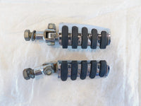 Harley Touring FXR Dyna Sportster & Softail Metal & Rubber Footpegs Footrests - C3 Cycle