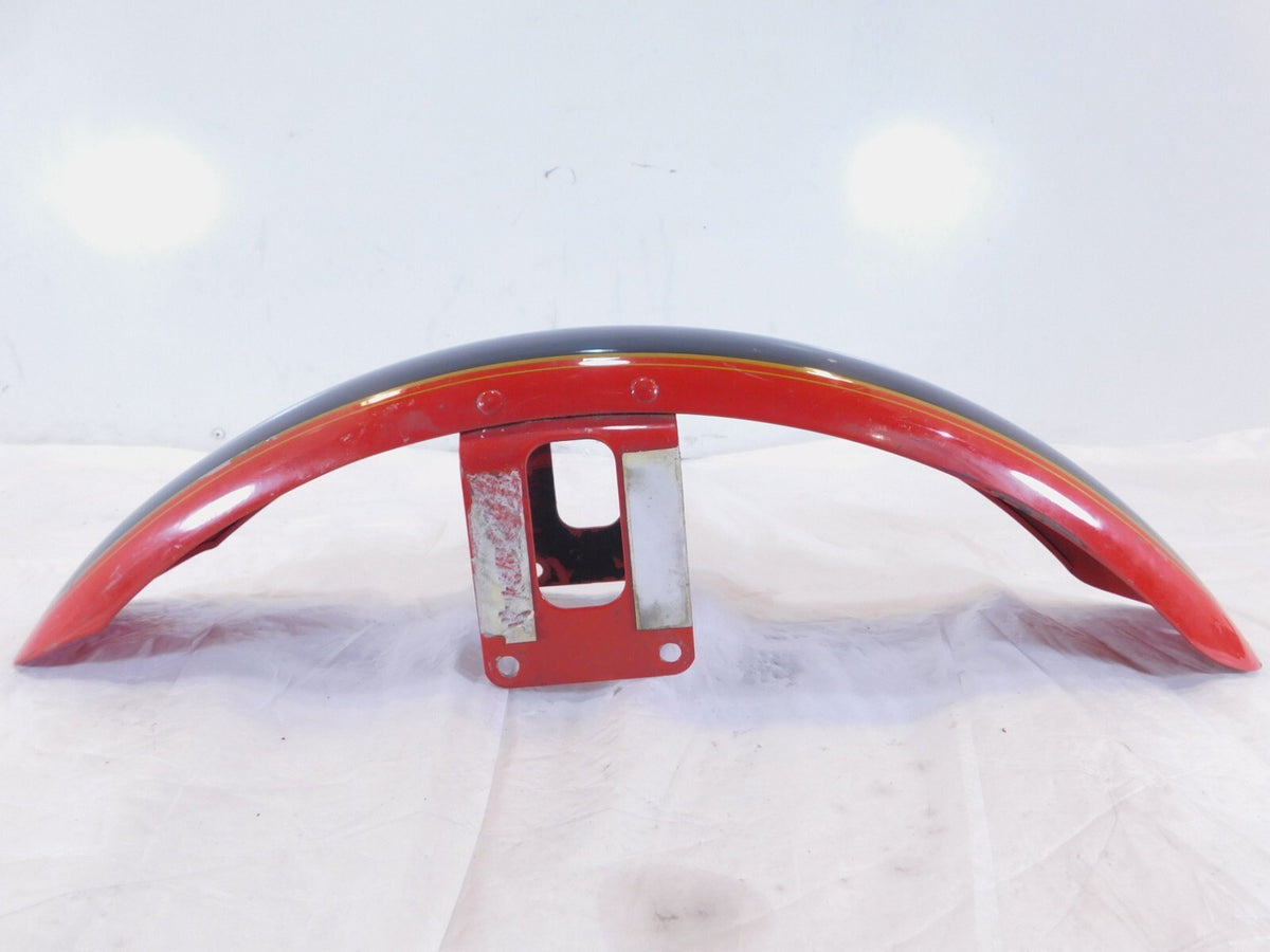 Harley Davidson Sportster 883 & 1200 & Dyna Red & Black Front Wheel Cover Fender - C3 Cycle