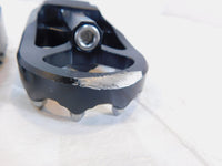 Harley Touring FXR Dyna Sportster & Softail Single Black Metal Footpeg Footrests - C3 Cycle