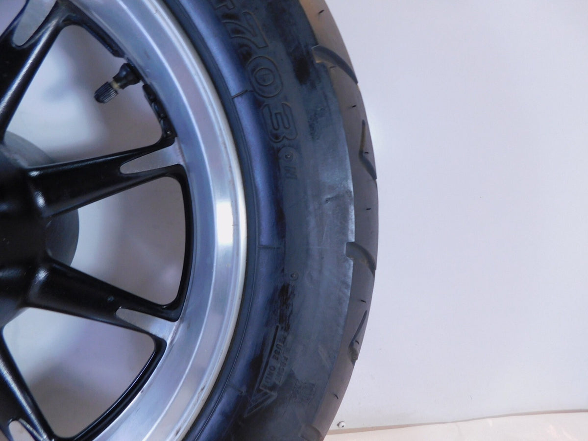 Kawasaki Vulcan 1700 Classic Nomad Voyager VN1700 Silver Front Wheel Rim & Tire - C3 Cycle