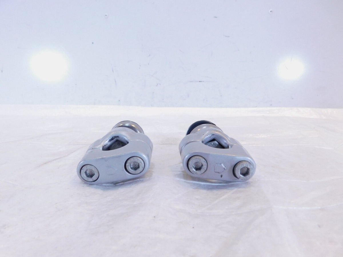 1997-2000 BMW F650 Funduro F650ST OEM Front Handlebar Riser Clamp Bracket Mounts