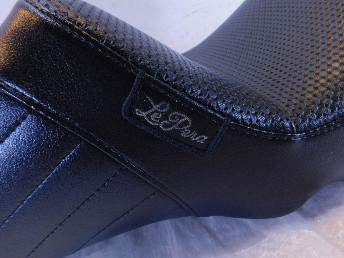 Harley Davidson Dyna FXDB Street Bob Black Le Pera Rider & Passenger Seat - C3 Cycle