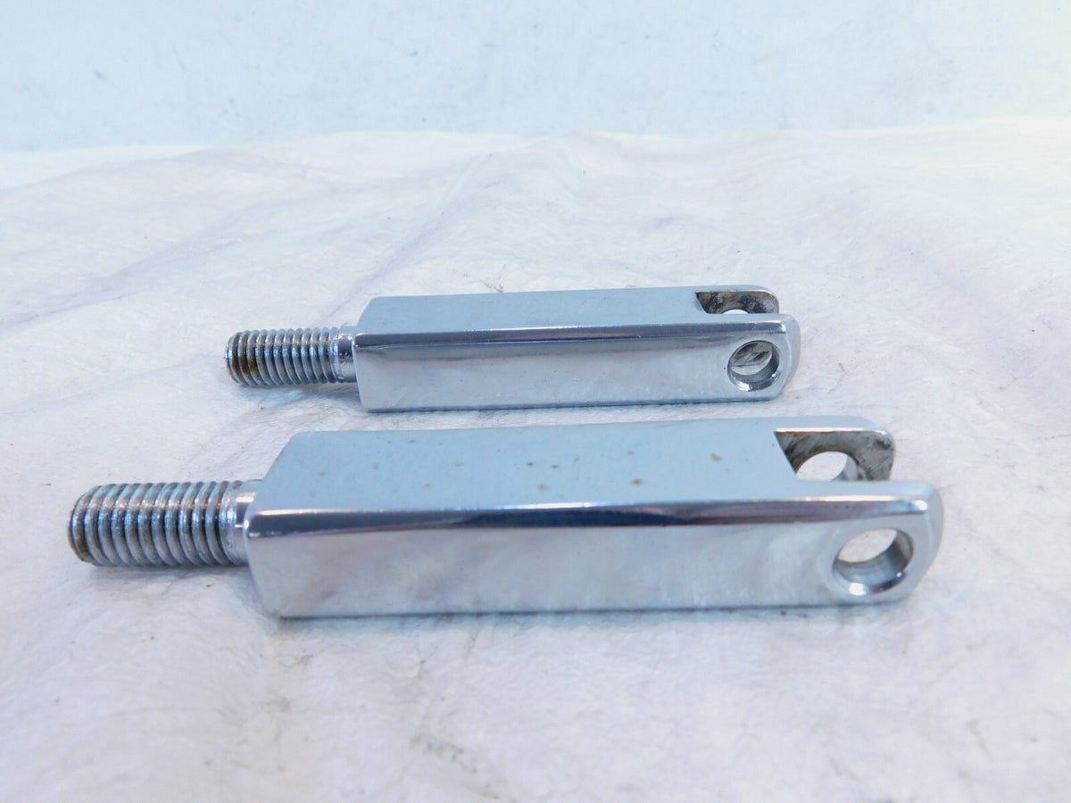 Harley EVO FXR EVO Dyna Chrome Front Highway Footpeg Peg Mount Clevis Brackets - C3 Cycle