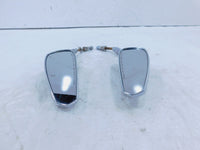 Pair Harley Dyna Sportster Softail FXR Sportster Front Chrome Rear View Mirrors - C3 Cycle