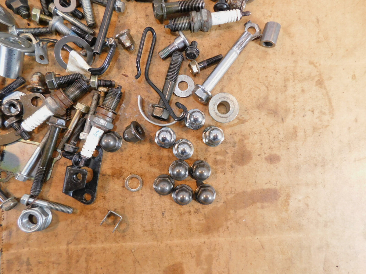 1992 Honda Nighthawk 750 CB750 Misc Nuts Bolts Brackets Hardware Parts Box Lot - C3 Cycle