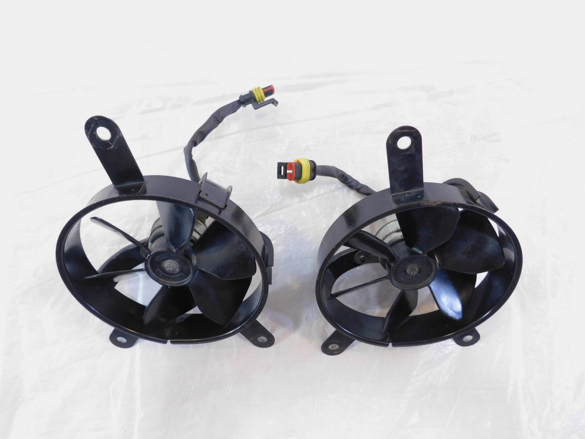 Ducati 749 749S & 999 999R Xerox Water Cooler Coolant Radiator Fan w/ Shroud - C3 Cycle