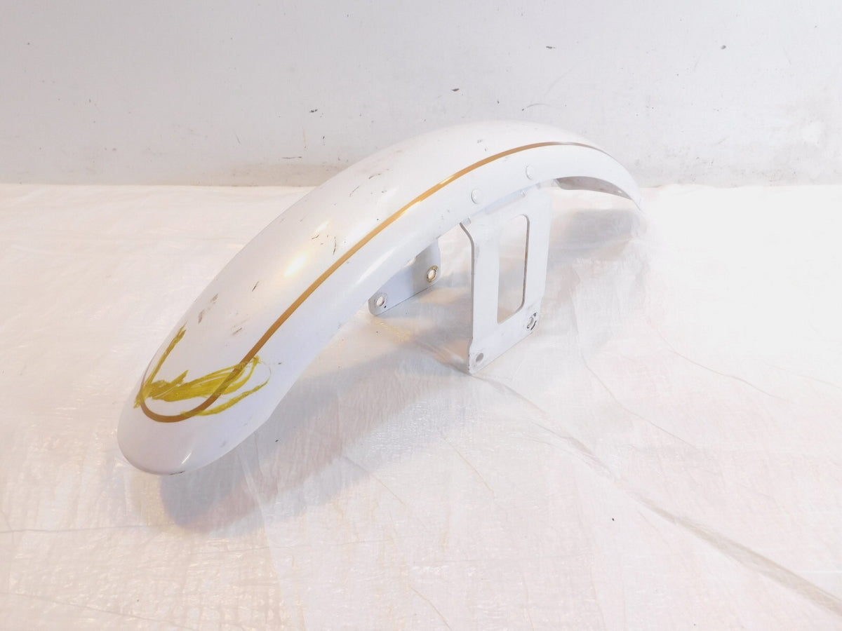 Harley Davidson Sportster 883 & 1200 & Dyna White Front Wheel Cover Fender - C3 Cycle