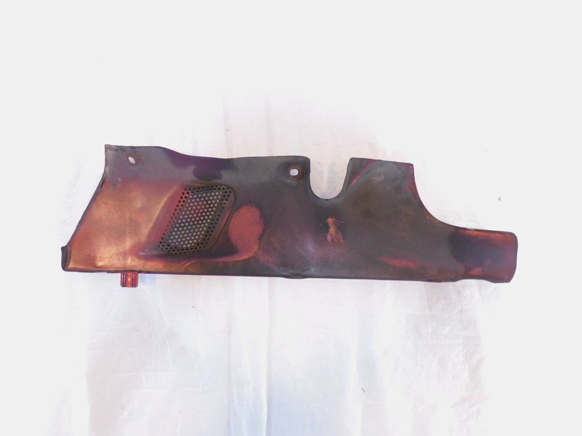 1994-1999 Honda GL1500SE Goldwing 1500 Red Rear Left Exhaust Muffler Protector - C3 Cycle