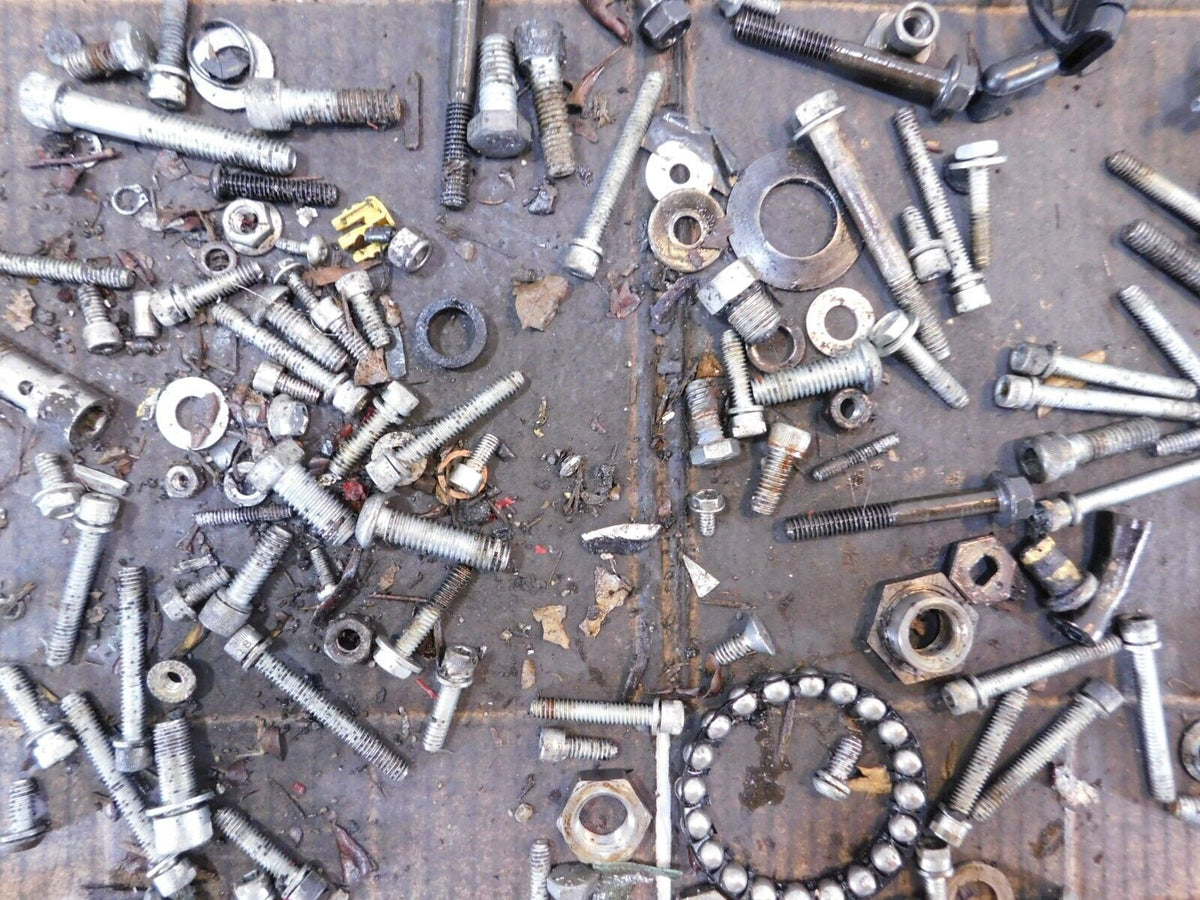 2013 13 Harley Davidson Sportster XL883 Iron Nuts Bolts & Brackets Parts Box Lot - C3 Cycle