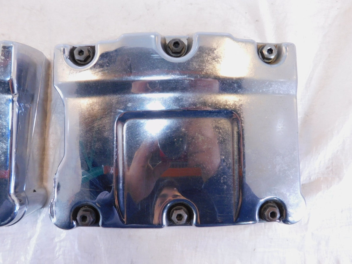 Harley Davidson Road King Dyna & Softail Chrome Cylinder Head Top Rocker Boxes - C3 Cycle