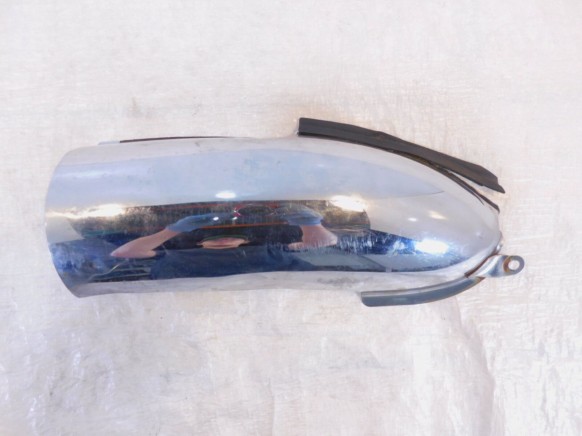 Honda GL1800 Goldwing 1800 Chrome Right Exhaust Header Pipe Muffler Shield Cover - C3 Cycle