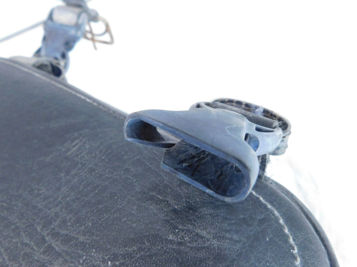2007 07 Harley Davidson Softail Custom FXSTC Black Right Side Luggage Saddle Bag - C3 Cycle