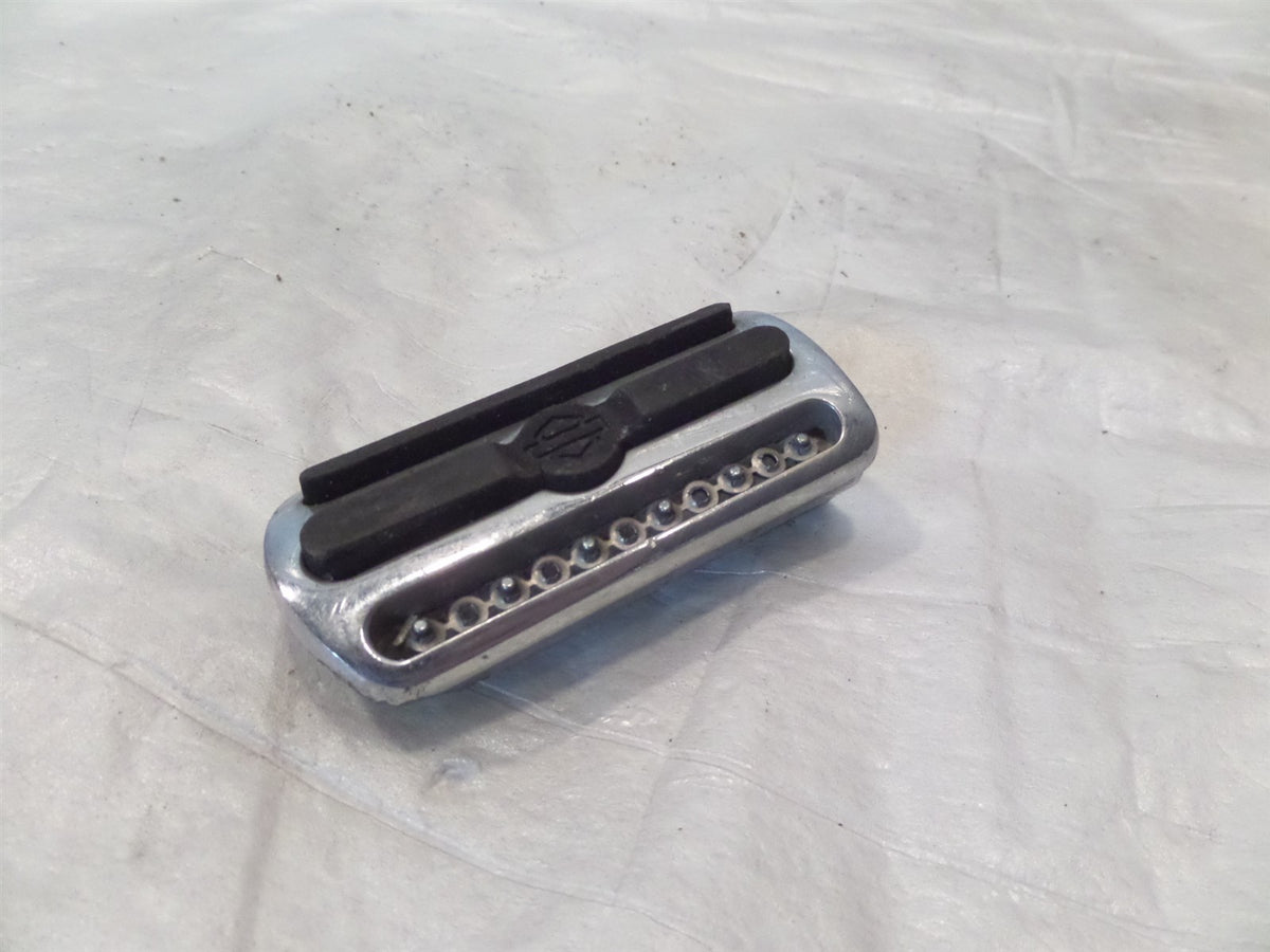 Harley Touring Dyna Sportster Softail Chrome Rubber Footpegs Footrest for Parts - C3 Cycle