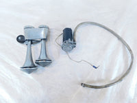 Harley Davidson Touring Dyna Softail & Sportster Chrome Dual Air Horns - C3 Cycle