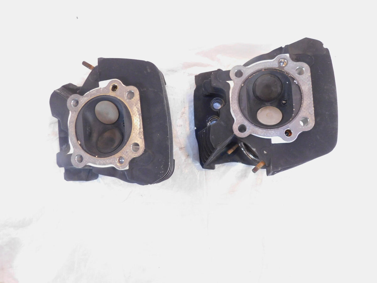 Harley Davidson Touring Softail & Dyna Black Cylinder Heads w/ Springs & Valves - C3 Cycle