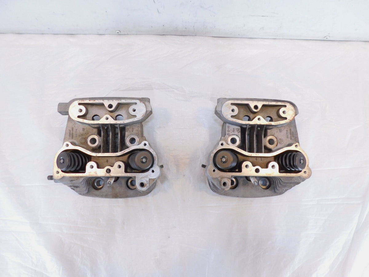 Harley Davidson Sportster 883 Hugger & Custom Silver Cylinder Heads w/ Valves - C3 Cycle