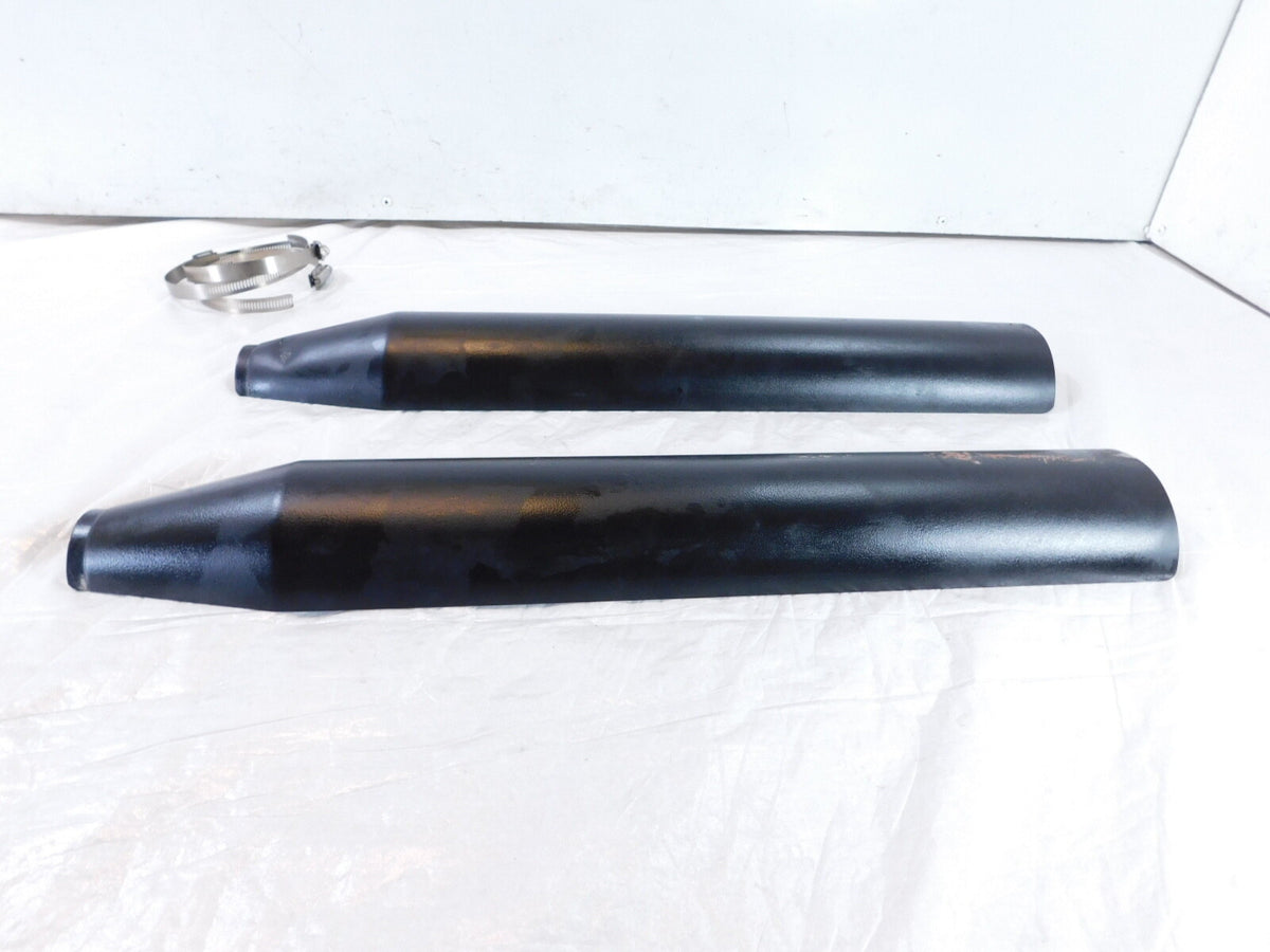 Harley Davidson Softail Low Rider Street Bob Exhaust Muffler Head Shield Covers - C3 Cycle
