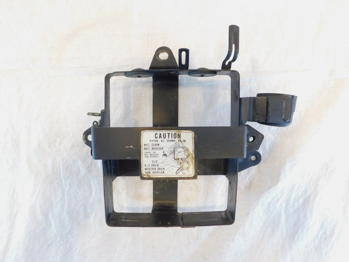 Honda CM400C & CM450A CM450C Custom Black Battery Mount Bracket Holder Box Tray - C3 Cycle