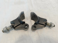 2010 2011 2012 2013 Kawasaki Z1000 ZR1000 Lower Handlebar Riser Clamp Mounts - C3 Cycle