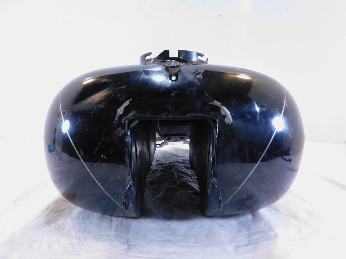 Harley Davidson Road Street & Electra Glide Black Fuel Gas Petrol Tank -Dented - C3 Cycle