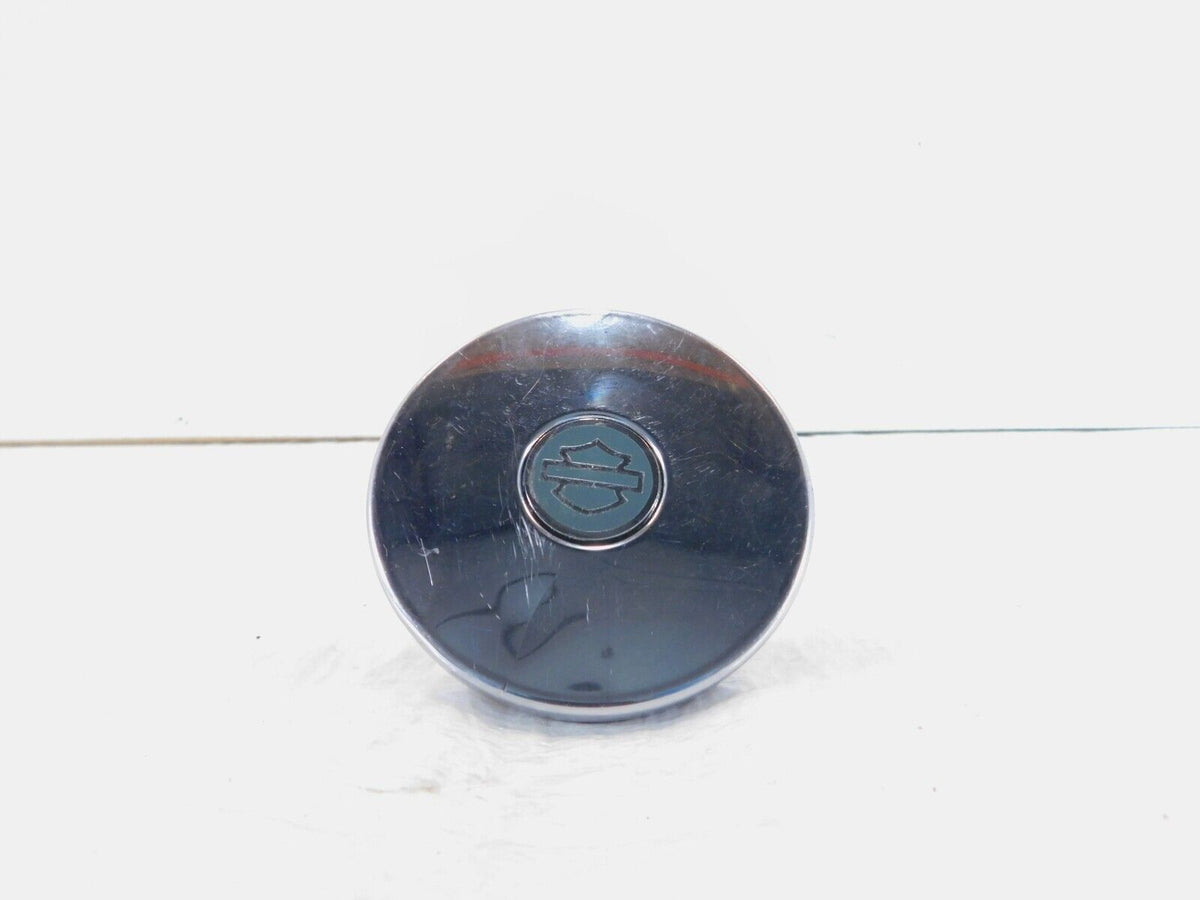 Harley Davidson Logo Sportster Dyna & Softail Chrome Fuel Tank Gas Cap Lid - C3 Cycle