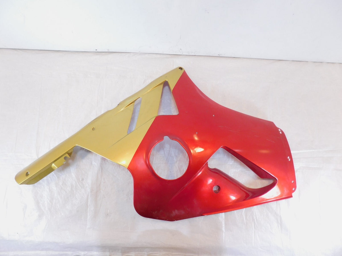 2002-2005 Kawasaki Ninja ZX12 ZX12R ZX1200 Red Left Lower Fairing Cowling Panel - C3 Cycle