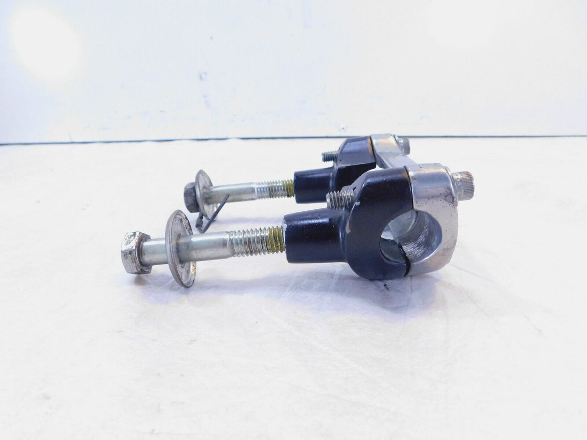 Harley Davidson Sportster 883 & 1200 & Dyna Chrome Handlebar Bar Riser Clamps - C3 Cycle
