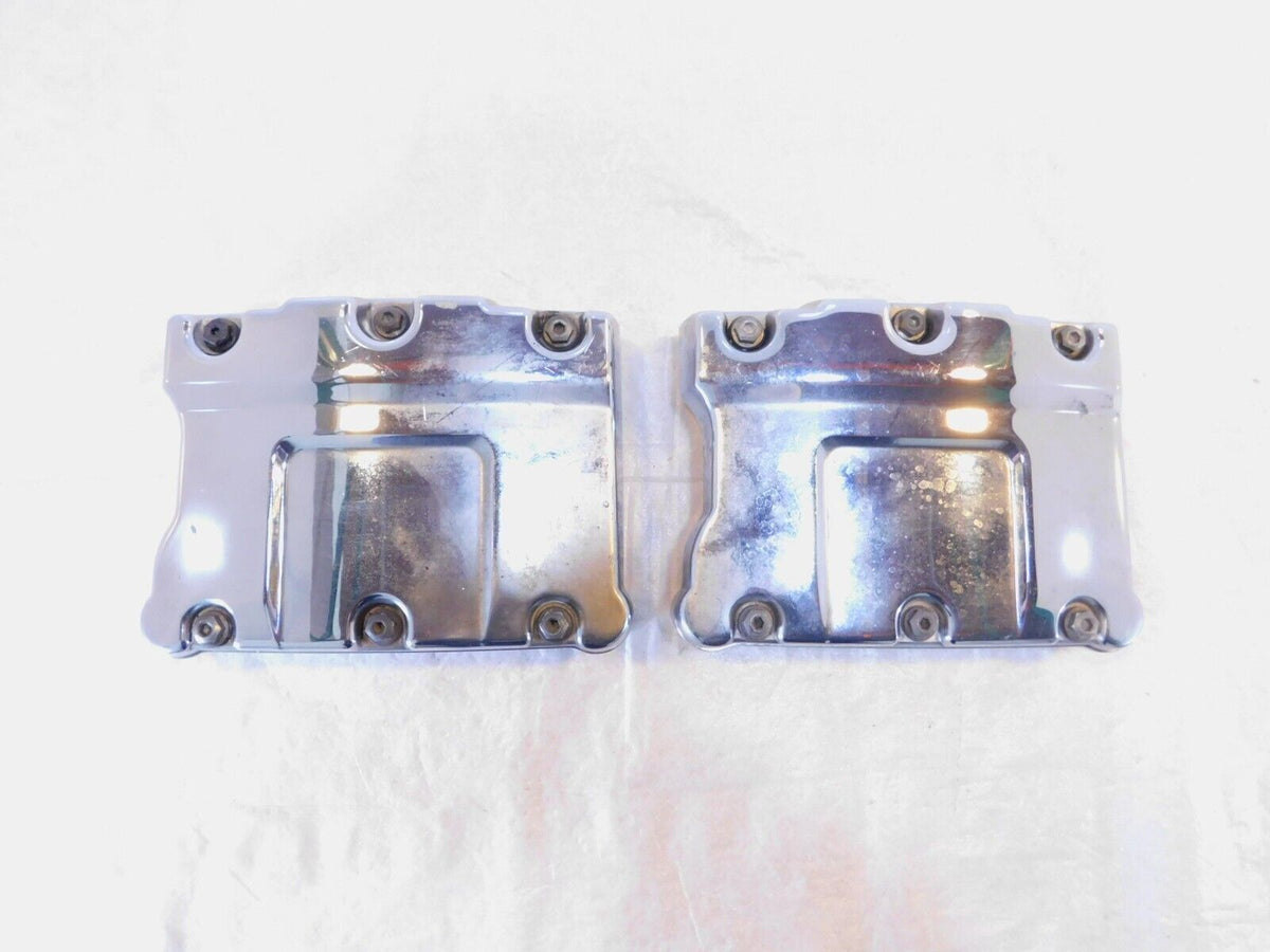 Harley Davidson Street Glide Dyna Softail Chrome Cylinder Head Top Rocker Boxes - C3 Cycle
