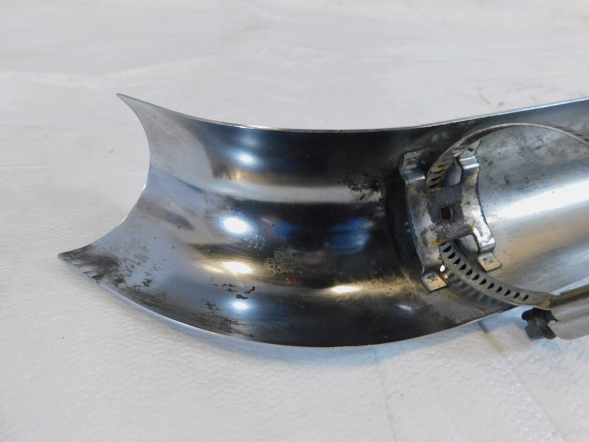 Harley Road King Street Electra Glide Rear Left Exhaust Header Pipe Cover Shield - C3 Cycle