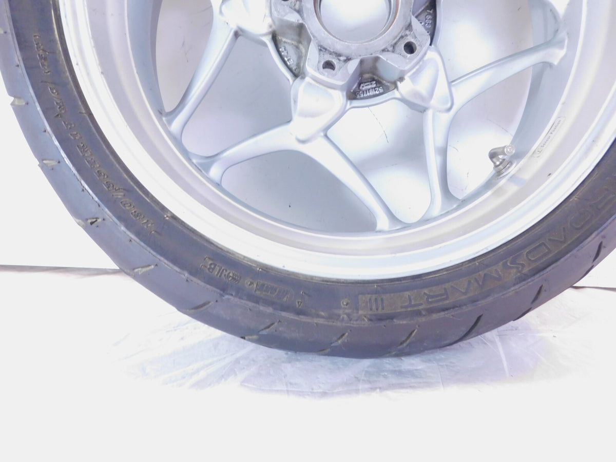 2005-2013 BMW R1200RT R1200ST R1200 RT ST R900RT Silver Back Rear Wheel & Tire - C3 Cycle