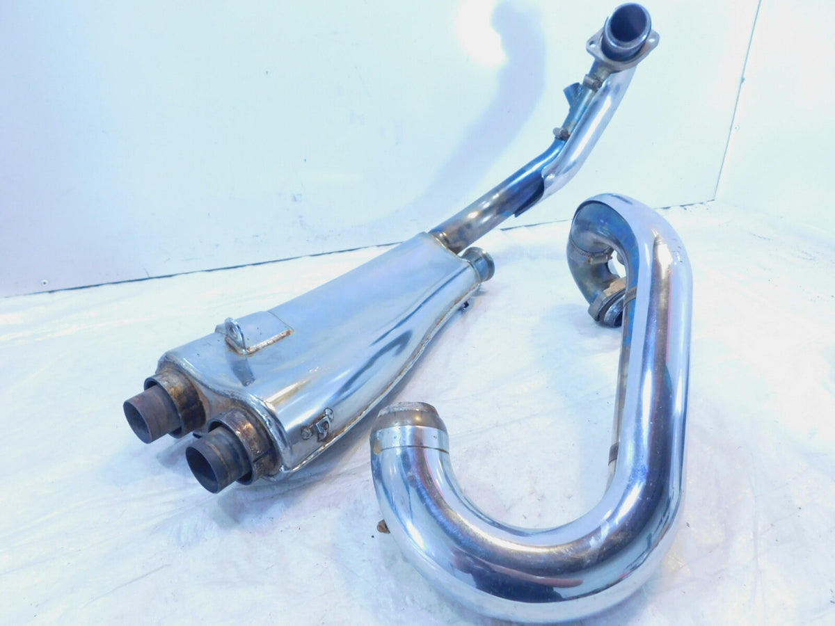 2008-2010 Harley Davidson V-Rod VRSC Chrome Front/Rear Exhaust Header Pipes - C3 Cycle
