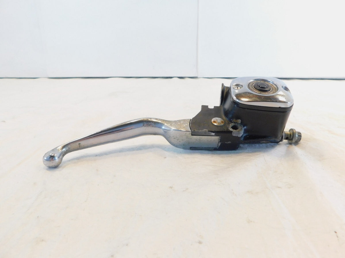 Harley Davidson Sportster Softail Dyna Black Front Master Cylinder w/ Lever