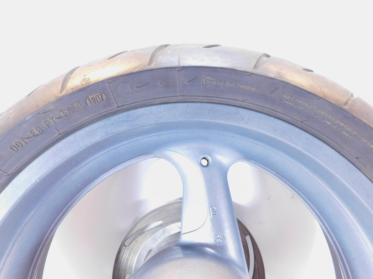 1999 & 2000 Buell X1 Lightning & M2 Cyclone Gray Grey Cast Rear Wheel Rim & Tire - C3 Cycle