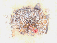 2007 07 Victory Vegas Nuts Bolts & Brackets Parts Box Hardware Lot - C3 Cycle